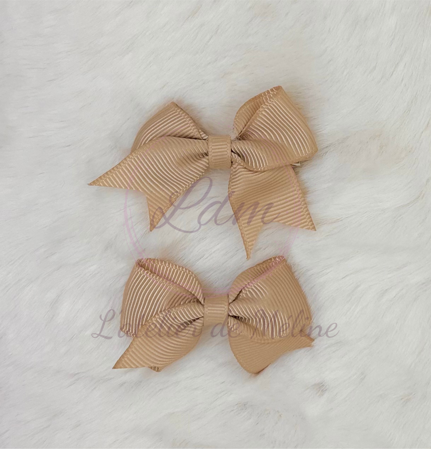 Petites barrettes noeud