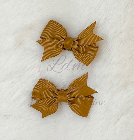 Petites barrettes noeud